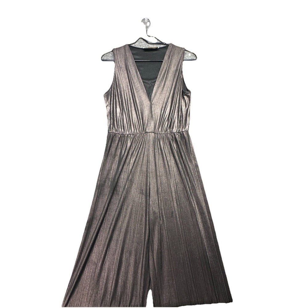 Amanda Uprichard Metallic Gunnar ‎ Jumpsuit Size P/XS